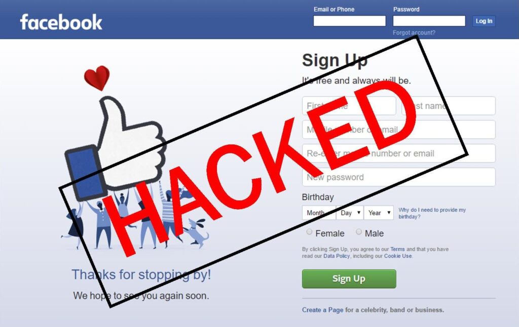 Stop hacking my Facebook account CatchMark Technologies