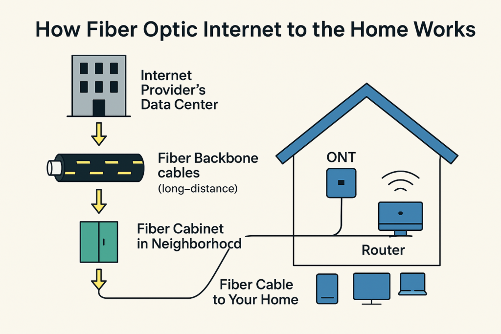 The Ultimate Guide To How Fiber Optic Internet WorksHow Fiber Optic