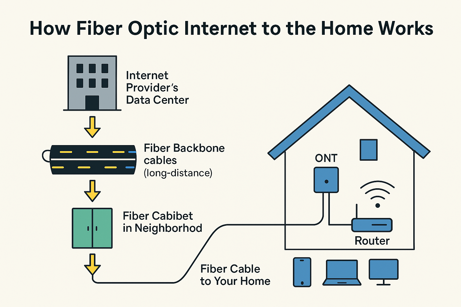 The Ultimate Guide To How Fiber Optic Internet WorksHow Fiber Optic